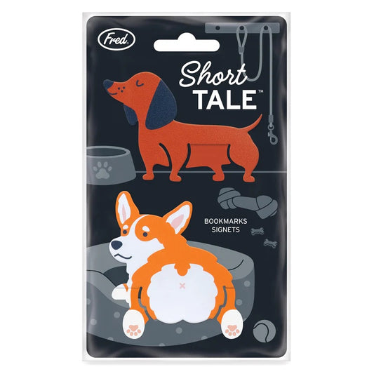 Short Tale Dog Bookmarks Set Of 2