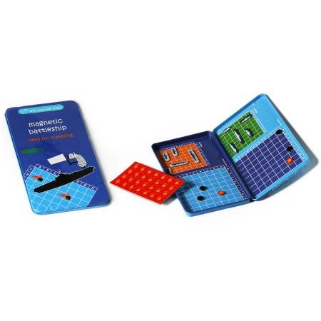 The Purple Cow- Battlefleet Game- Magnetic Travel Game For Kids And Adults. Classic Strategy Game For Thinking