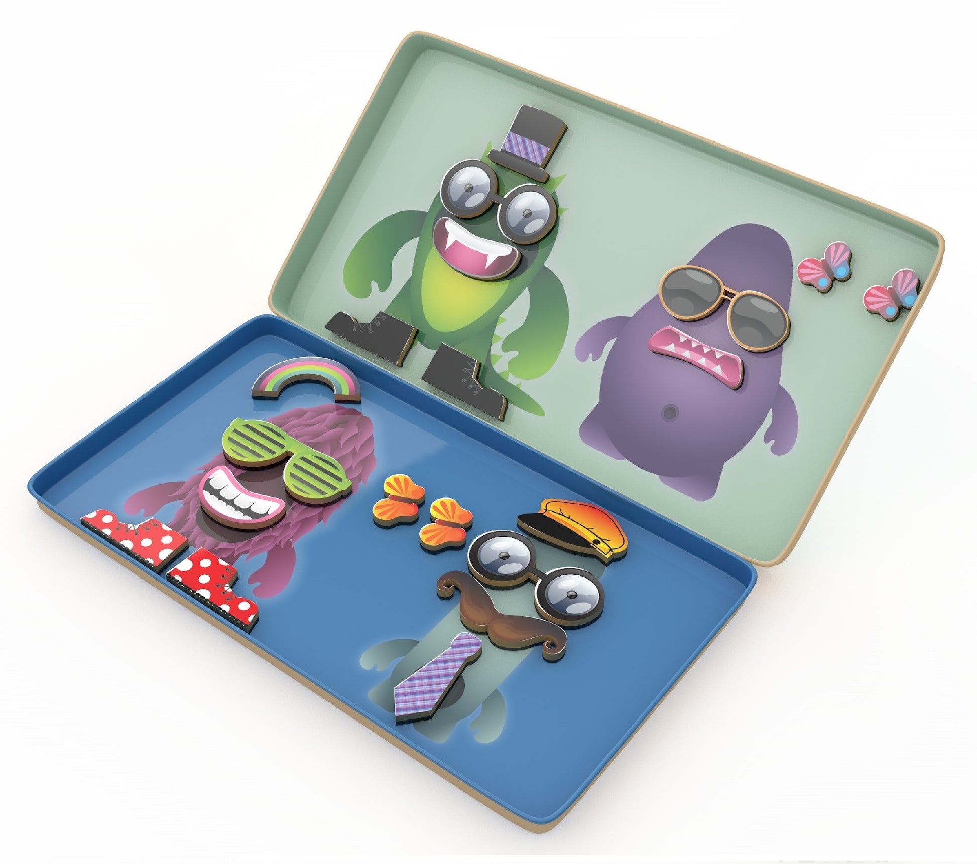 Magnetic Monster Factory - Ideal For Traveling