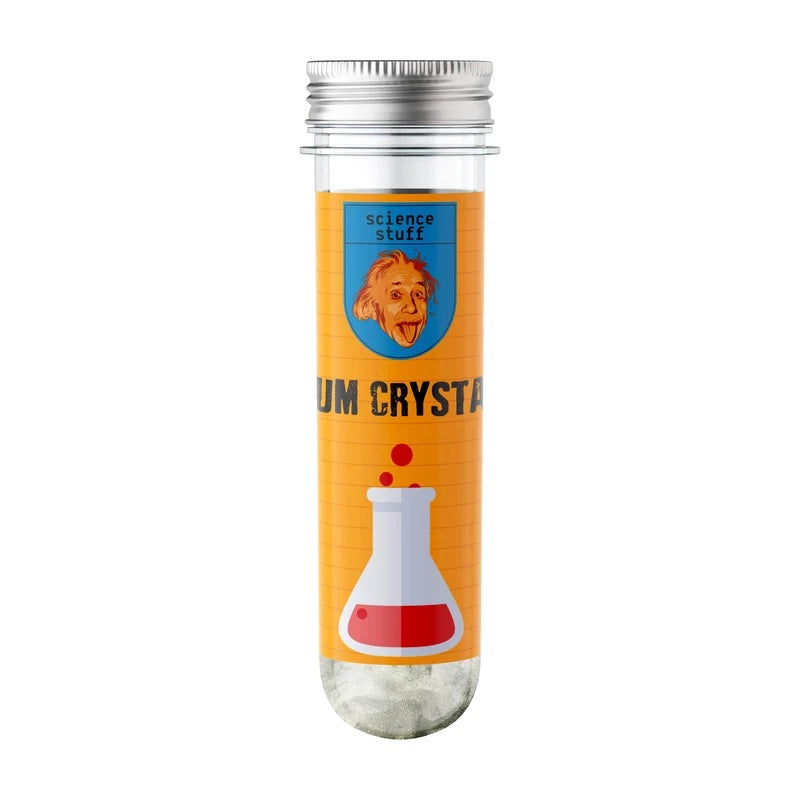Einstein Alum Crystals Lab Tube