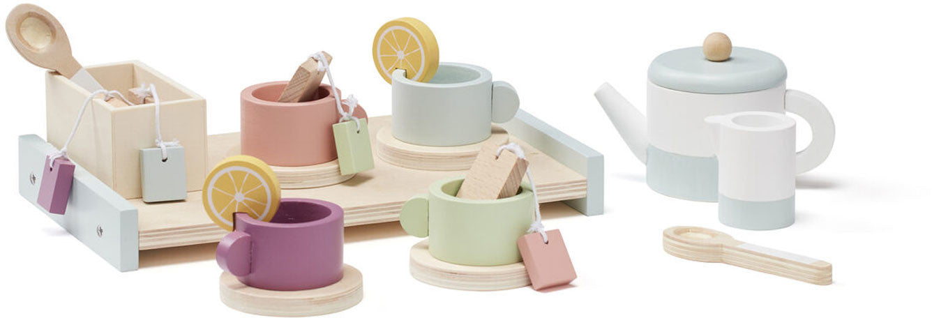 Wooden Tea Set