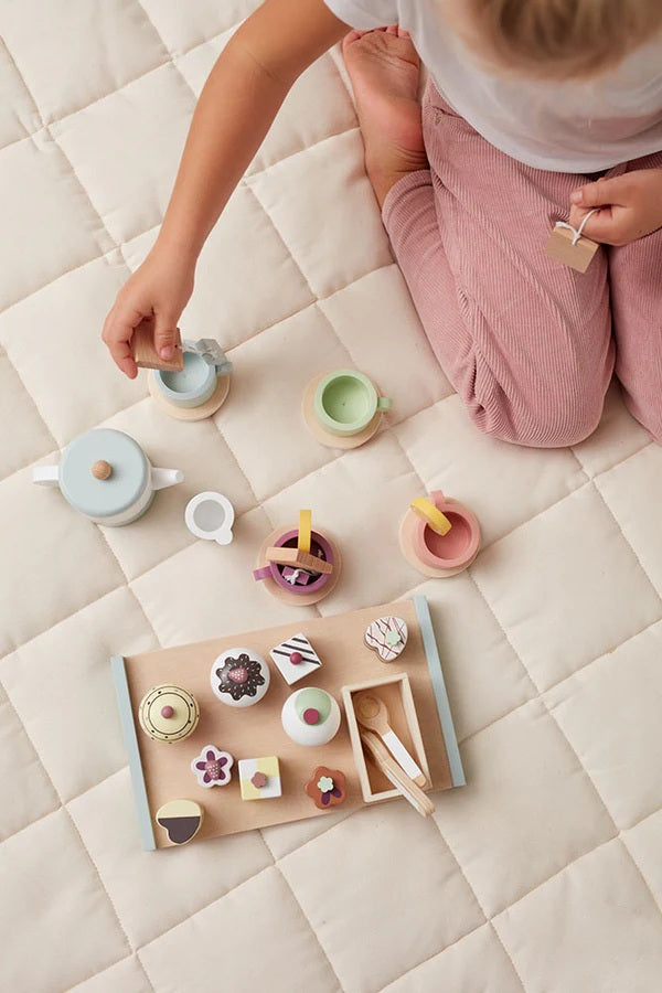 Wooden Tea Set