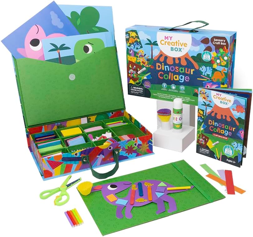 My Creative Box Dinosaur Collage Sensory Craft Box