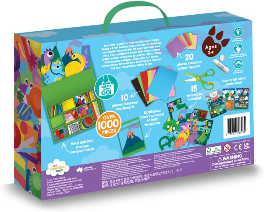 My Creative Box Dinosaur Collage Sensory Craft Box