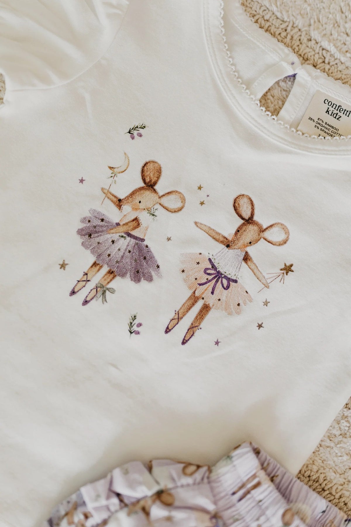 Confetti Kidz Tiny Dancer Placement Tee [sz:3-6 M]