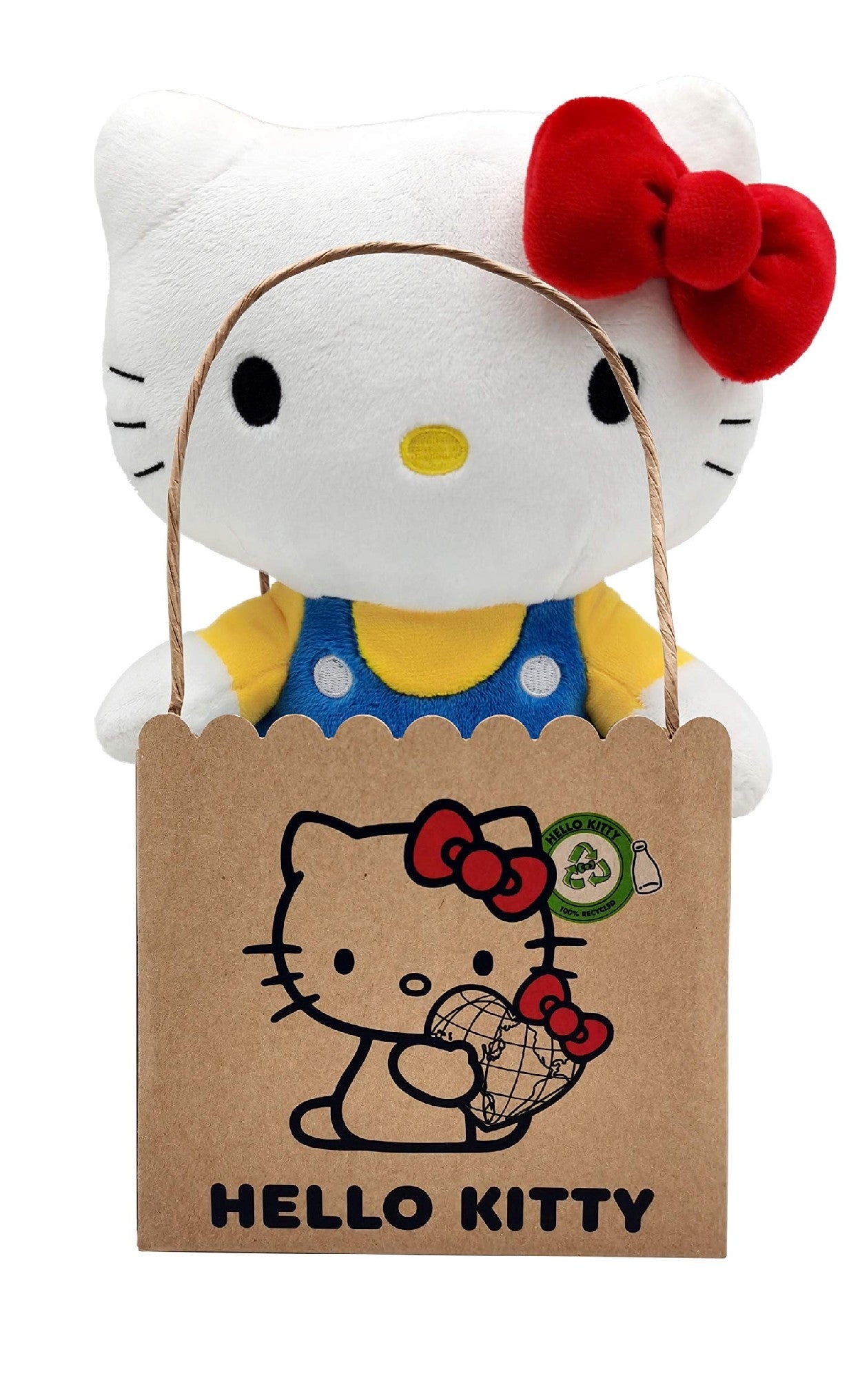  Hello Kitty Classic Eco Plush 24 Cm In Reusable Cardboard Bag 