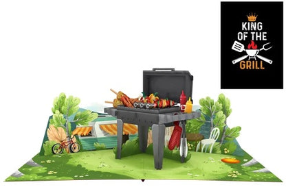 Origamo Pop Up Card Kirigami Collection King Of The Grill
