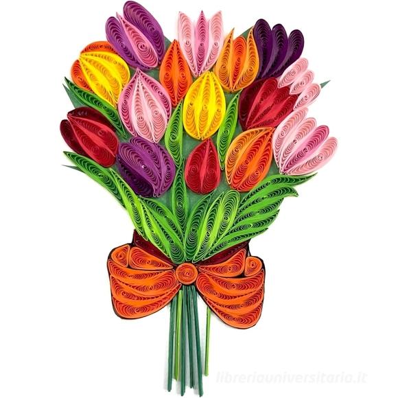 Origamo Quilling Card Filigrana Collection Tulips Bouquet