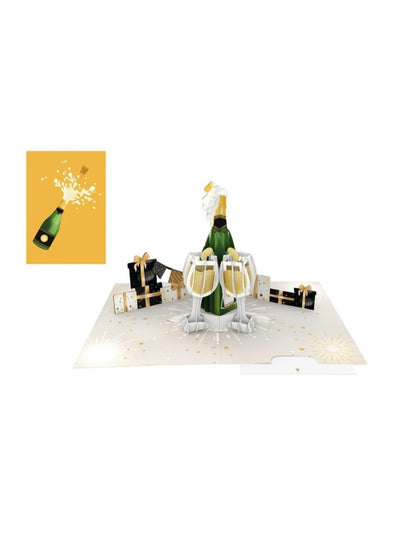 Origamo Pop Up Card Kirigami Collection Prosecco
