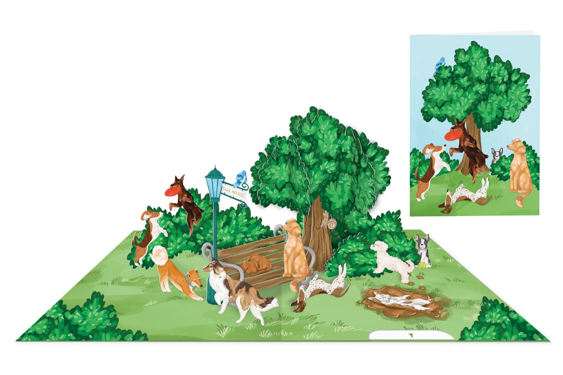 Origamo Pop Up Card Kirigami Collection Dogs