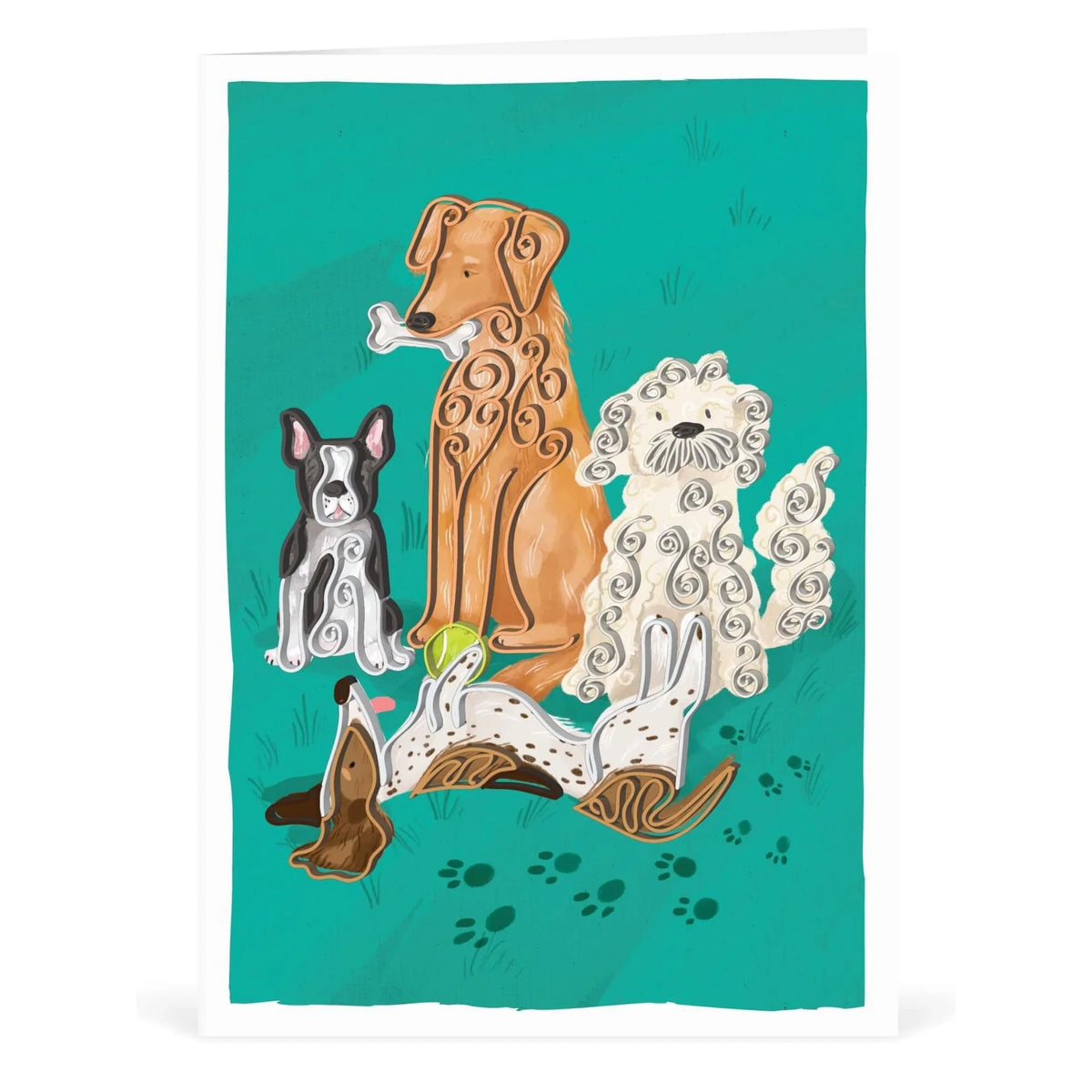 Origamo Quilling Card Filigrana Collection - Dogs