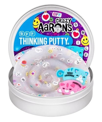 Crazy Aaron’s Bff Thinking Putty  Clear  Ages 3 And Up