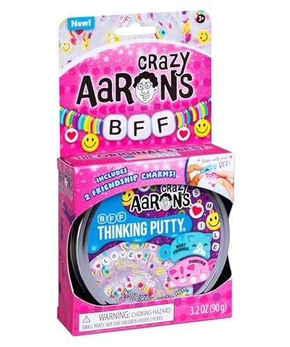Crazy Aaron’s Bff Thinking Putty  Clear  Ages 3 And Up