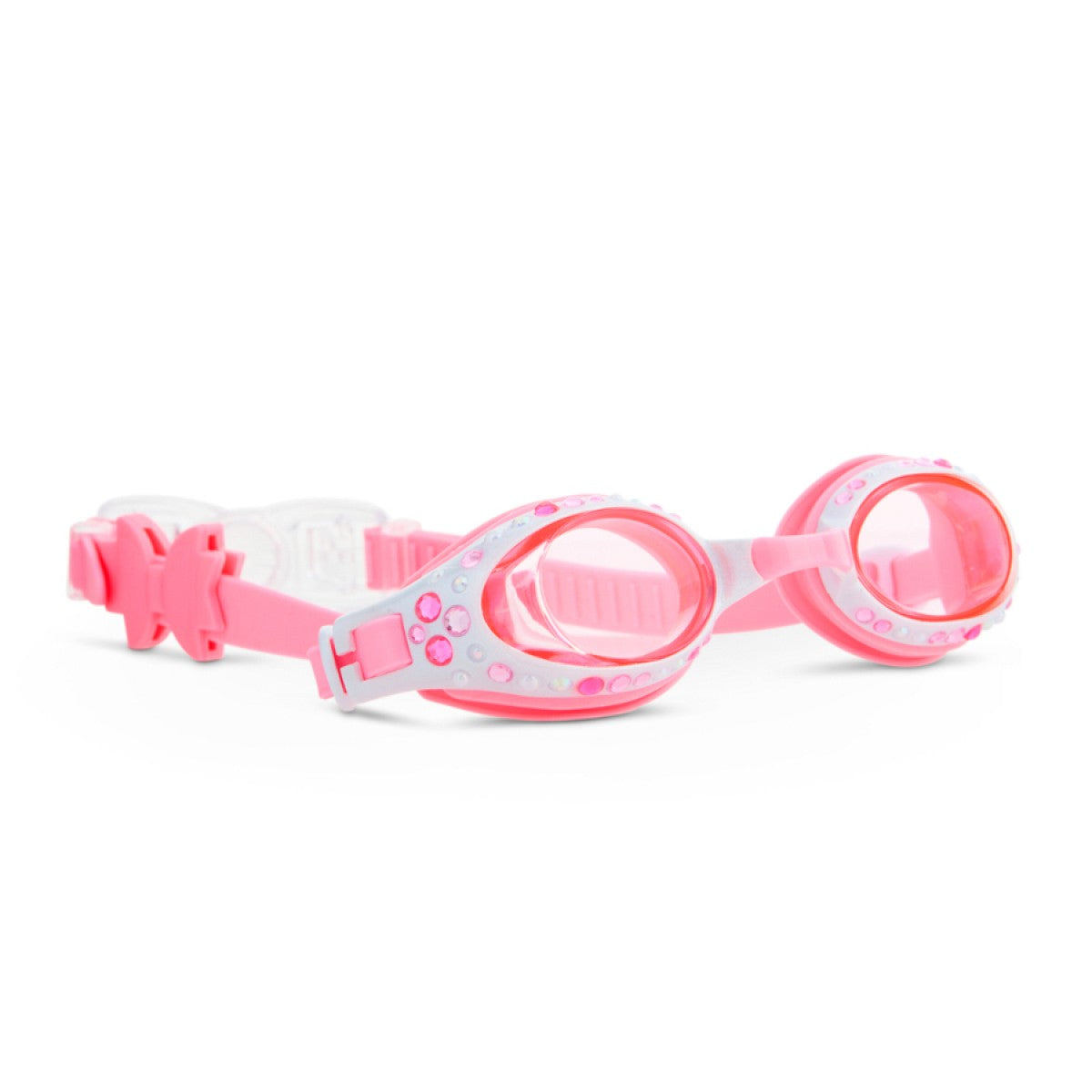 Bling2o Bow Pearl White Swim Goggles