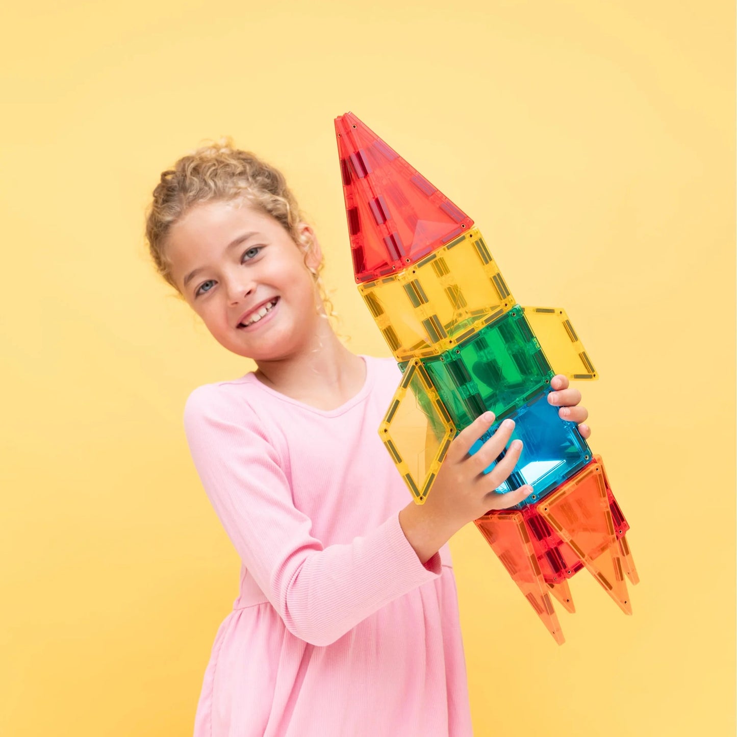 Connetix Light Rocket Pack 30pc Magnetic Tiles