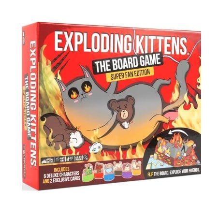 Exploding Kittens Super Fan Edition Board Game