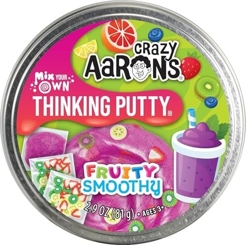Crazy Aaron's Thinking Putty Mix Your Own Tin Fruity Smoothy