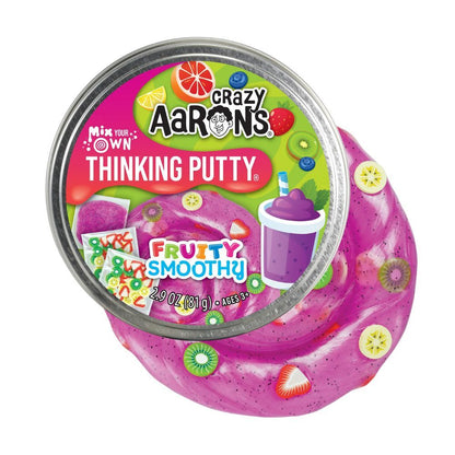 Crazy Aaron's Thinking Putty Mix Your Own Tin Fruity Smoothy