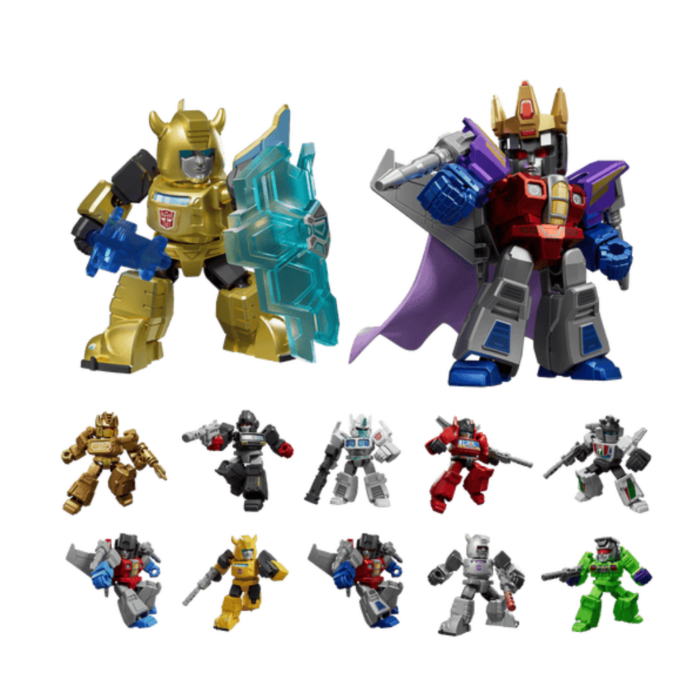 Blokees Transformers Galaxy Version Defender 02 The Overthrow Blind Box Full Case Set Of 12