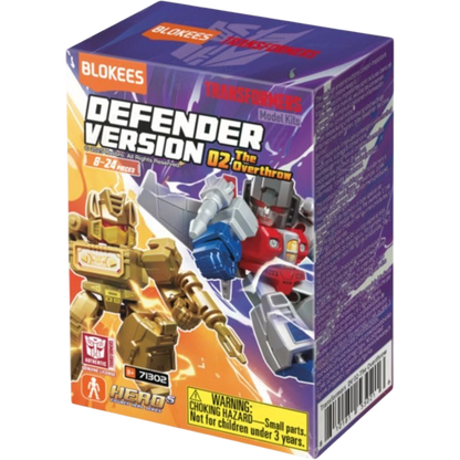 Blokees Transformers Galaxy Version Defender 02 The Overthrow Blind Box Full Case Set Of 12