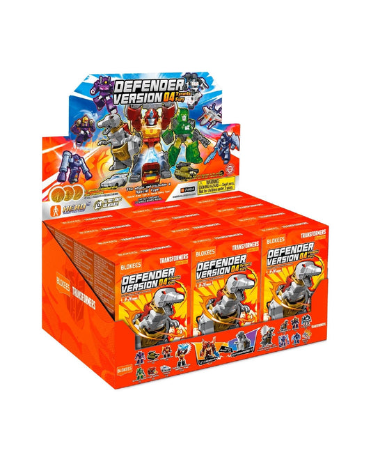 Blokees Transformers Defender Version 04 Tyrants Fury Model Kit Blind Box Full Case Set Of 12