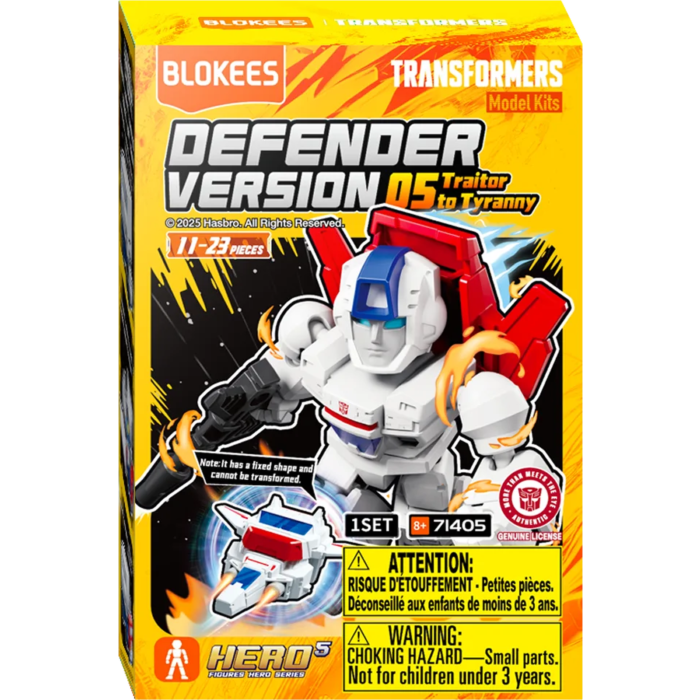 Blokees Transformers Defender Version 05 Traitor To Tyranny Model Kit Blind Box