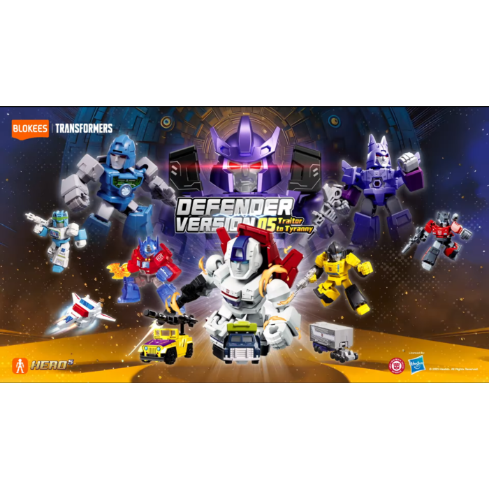 Blokees Transformers Defender Version 05 Traitor To Tyranny Model Kit Blind Box