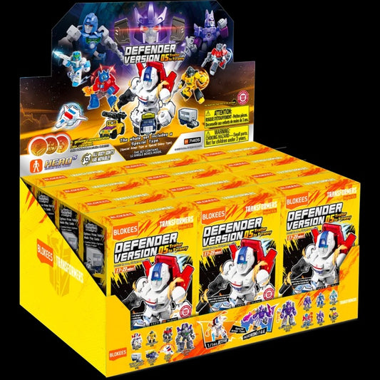 Blokees Transformers Defender Version 05 Traitor To Tyranny Model Kit Blind Box Full Case Set Of 12