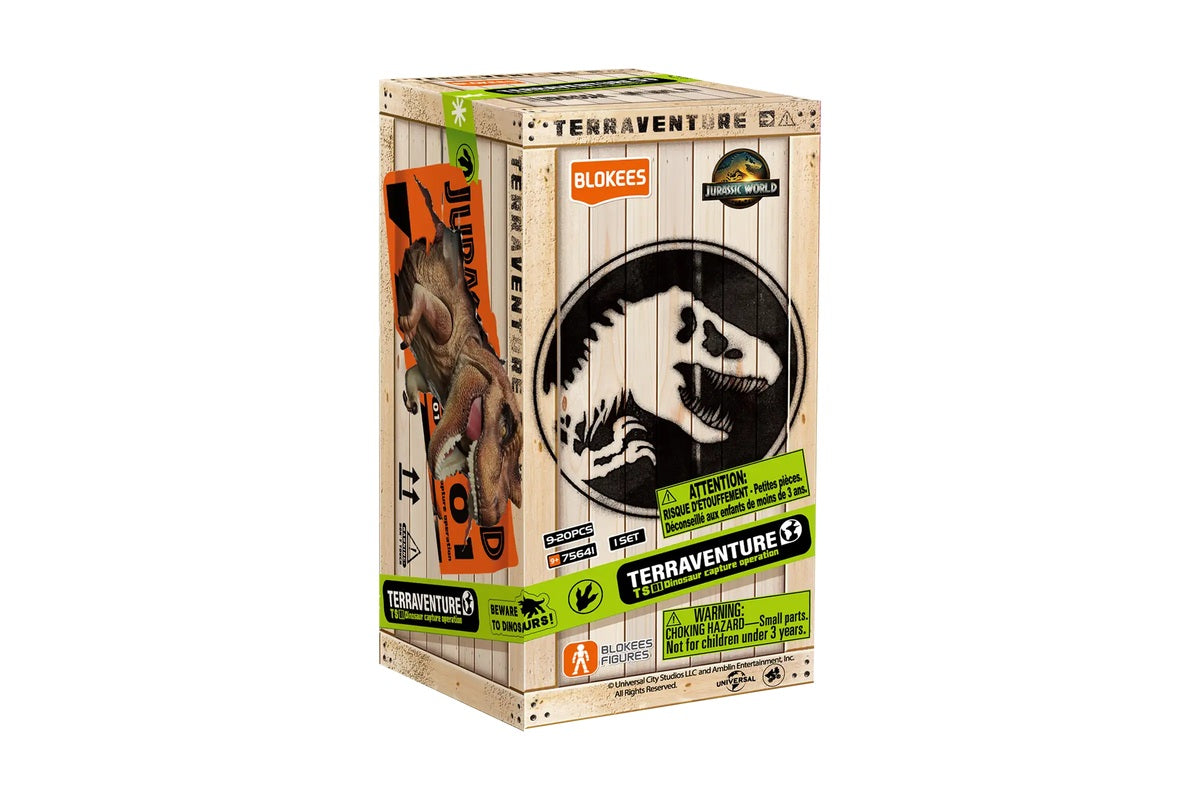 Blokees Jurassic World Terraventure Dinosaur Capture Operation