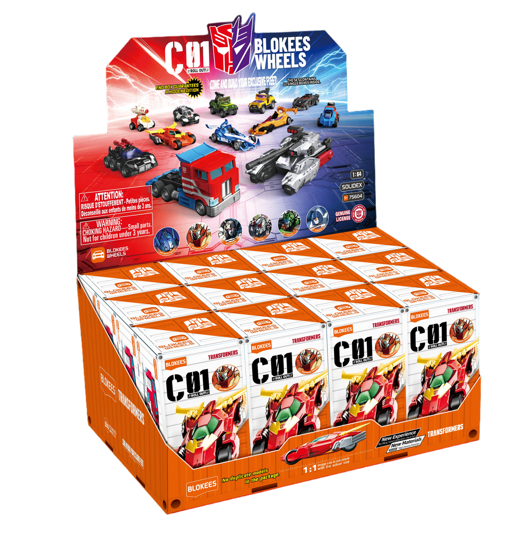 Transformers Wheels Roll Out Box C1 [12 Packs]
