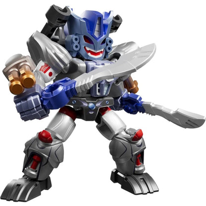 Blokees Transformers Defender Version 06 Brutal Fang Mini Model (blind Box)