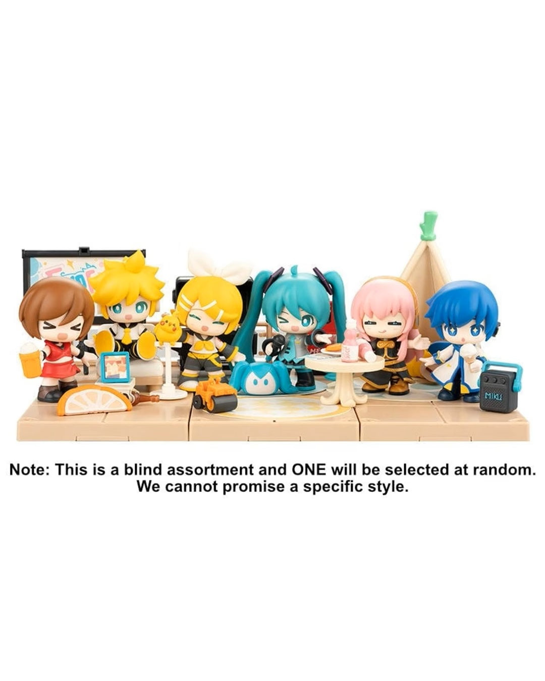 Hatsune Miku - Terrace Party Vb01 Blind Box Articulated Model Kit (single Unit) Blokees