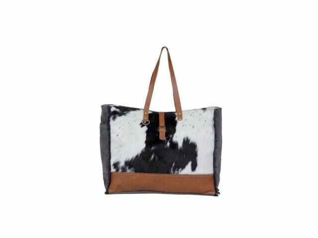 Myra Matty Affair Canvas & Hairon Weekender Bag - Off Campus