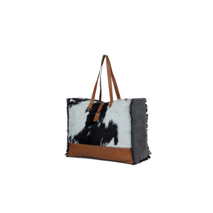 Myra Matty Affair Canvas & Hairon Weekender Bag - Off Campus