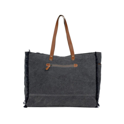 Myra Matty Affair Canvas & Hairon Weekender Bag - Off Campus