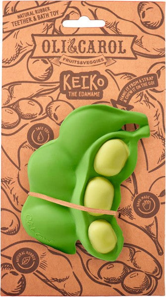 Keiko The Edamame Teether And Bath Toy