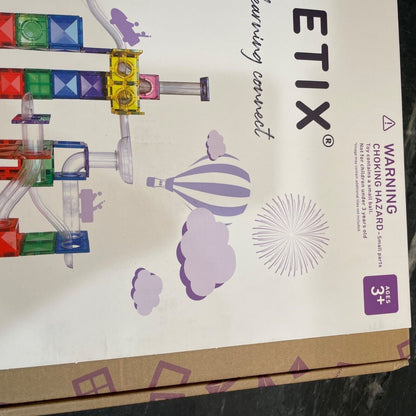 Connetix Tiles Rainbow Super Ball Run Pack  134 Pc.