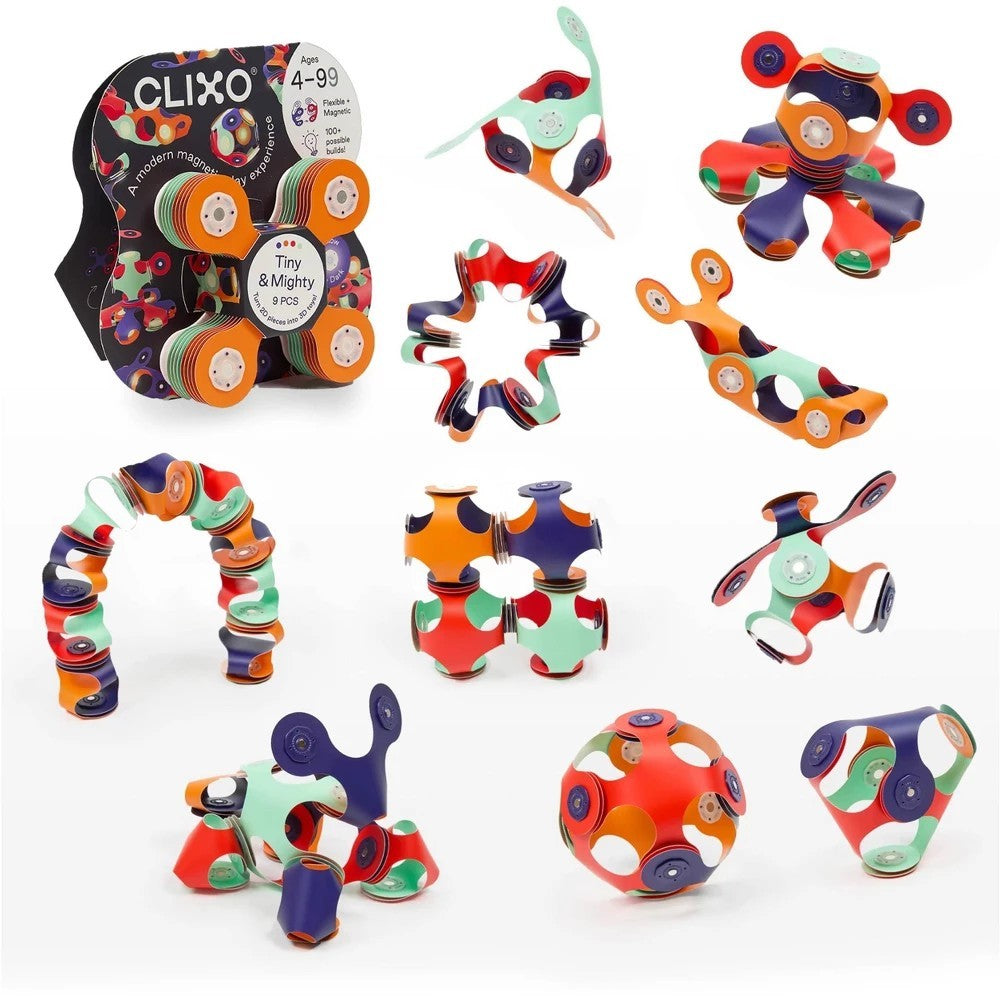 Clixo Tiny & Mighty Magnetic Building Set - Space