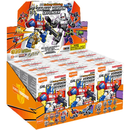 Blokees Transformers Gvd01 Galaxy Shining Model Kit Full Blind Box Includes 12 Figures 