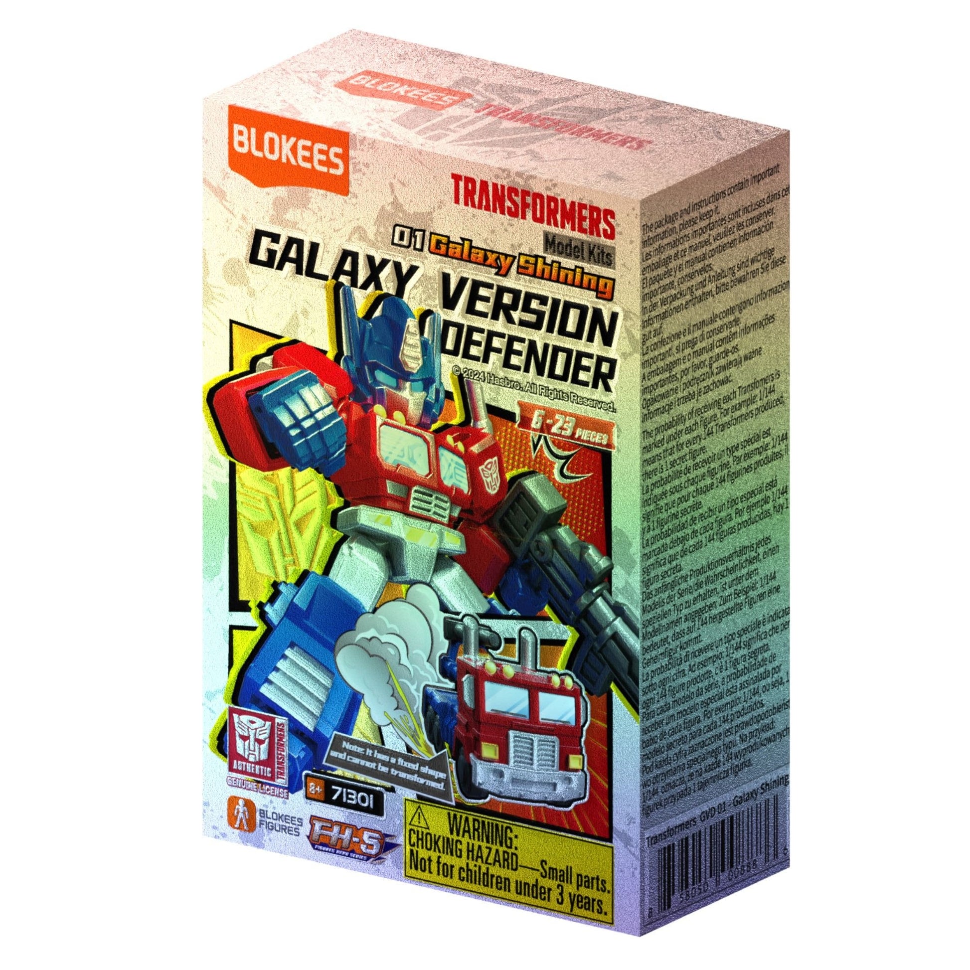 Blokees Transformers Gvd01 Galaxy Shining Model Kit Full Blind Box Includes 12 Figures 