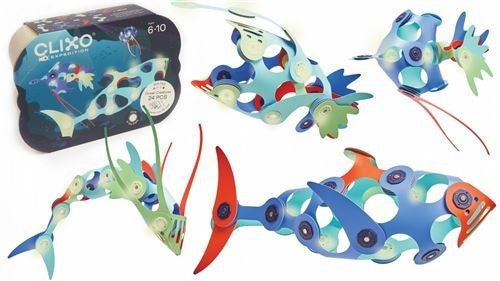 Clixo 24pc Magnetic Ocean Creatures