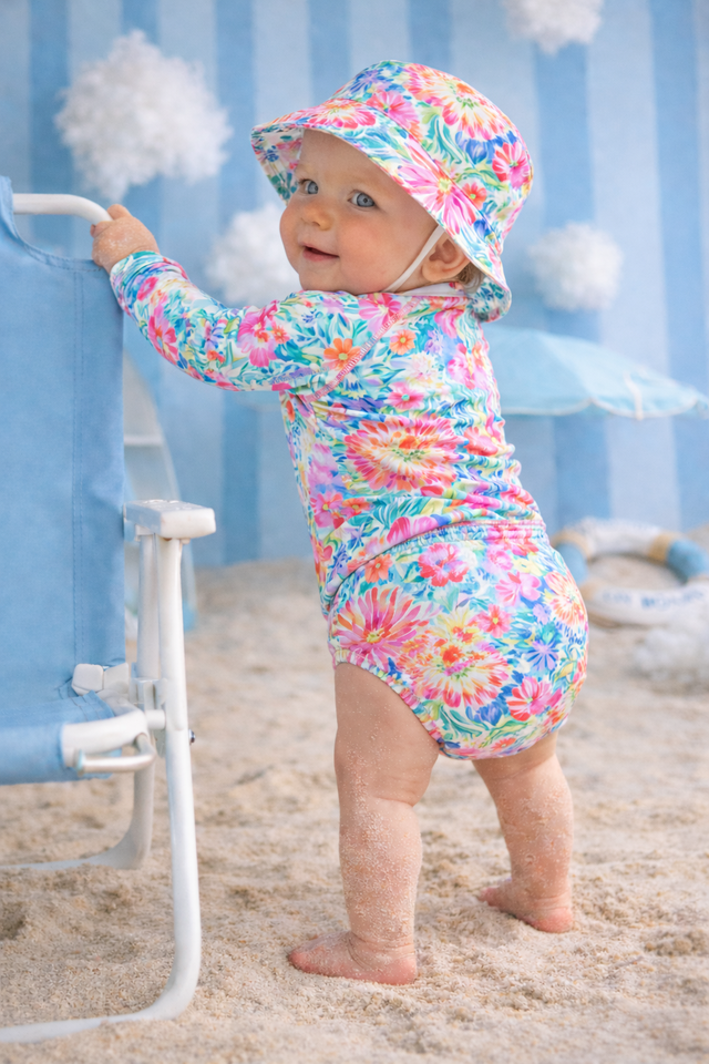 Reusable Swim Nappy - Garden Glow - Fits 0-2y