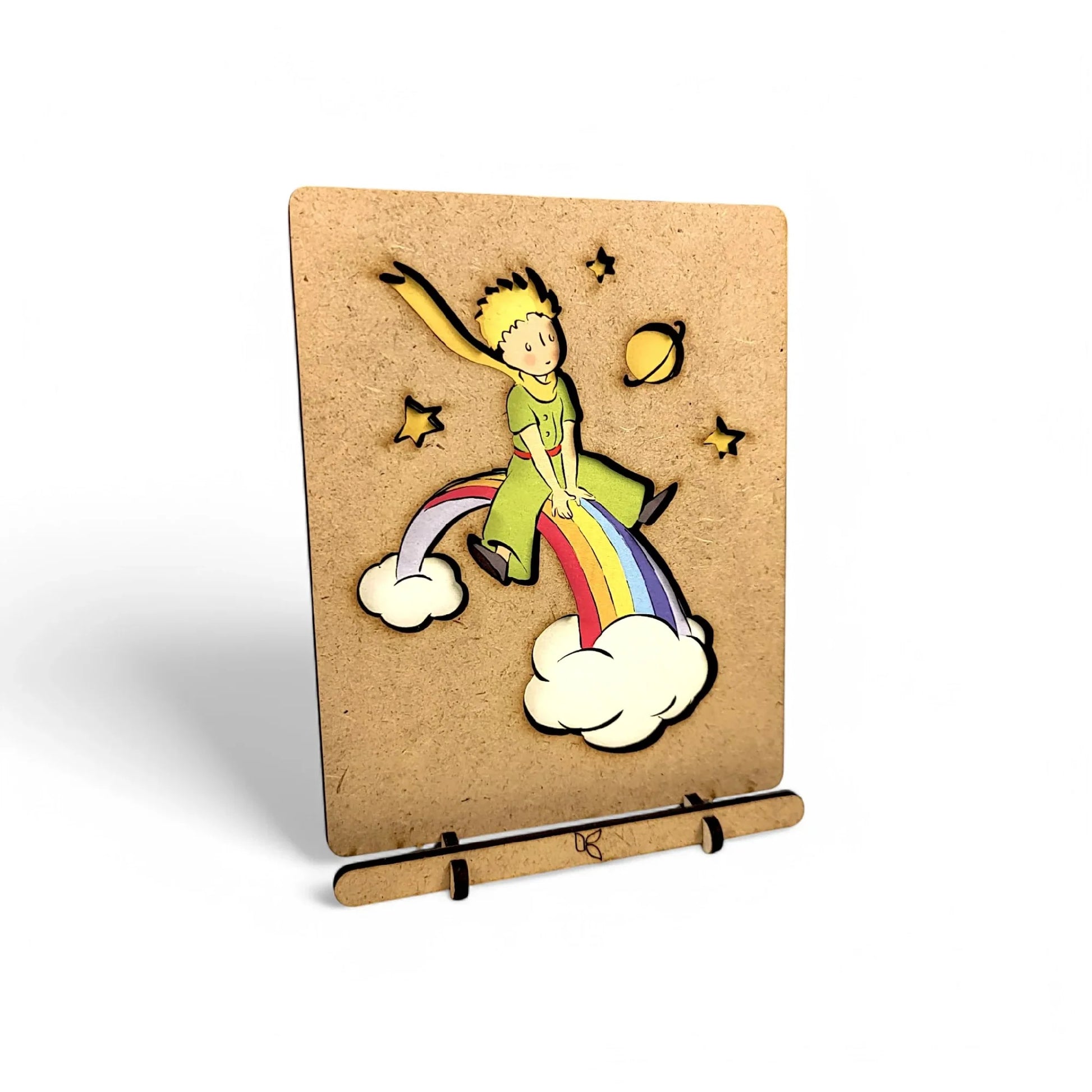 Komoni Le Petit Prince Rainbow Pop Up Art