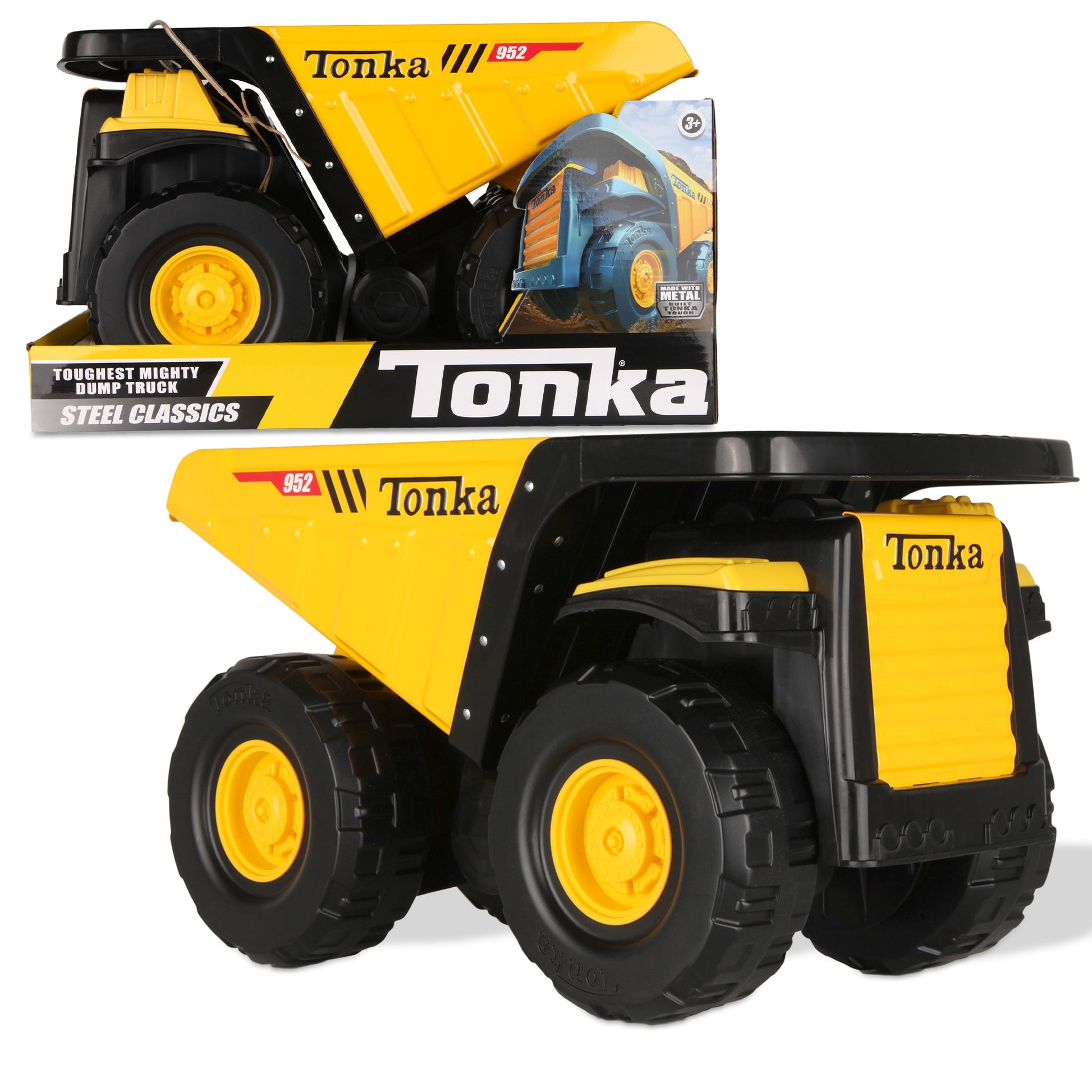 Tonka Steel Classic Toughest Mighty Dump Truck