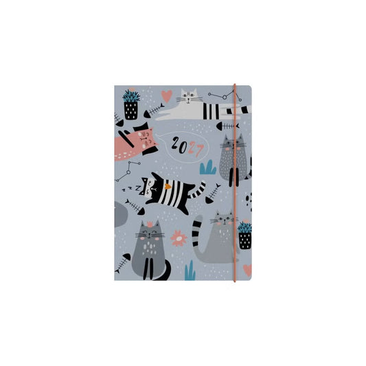 Diary 2027 A5 Wtv Maru Cat