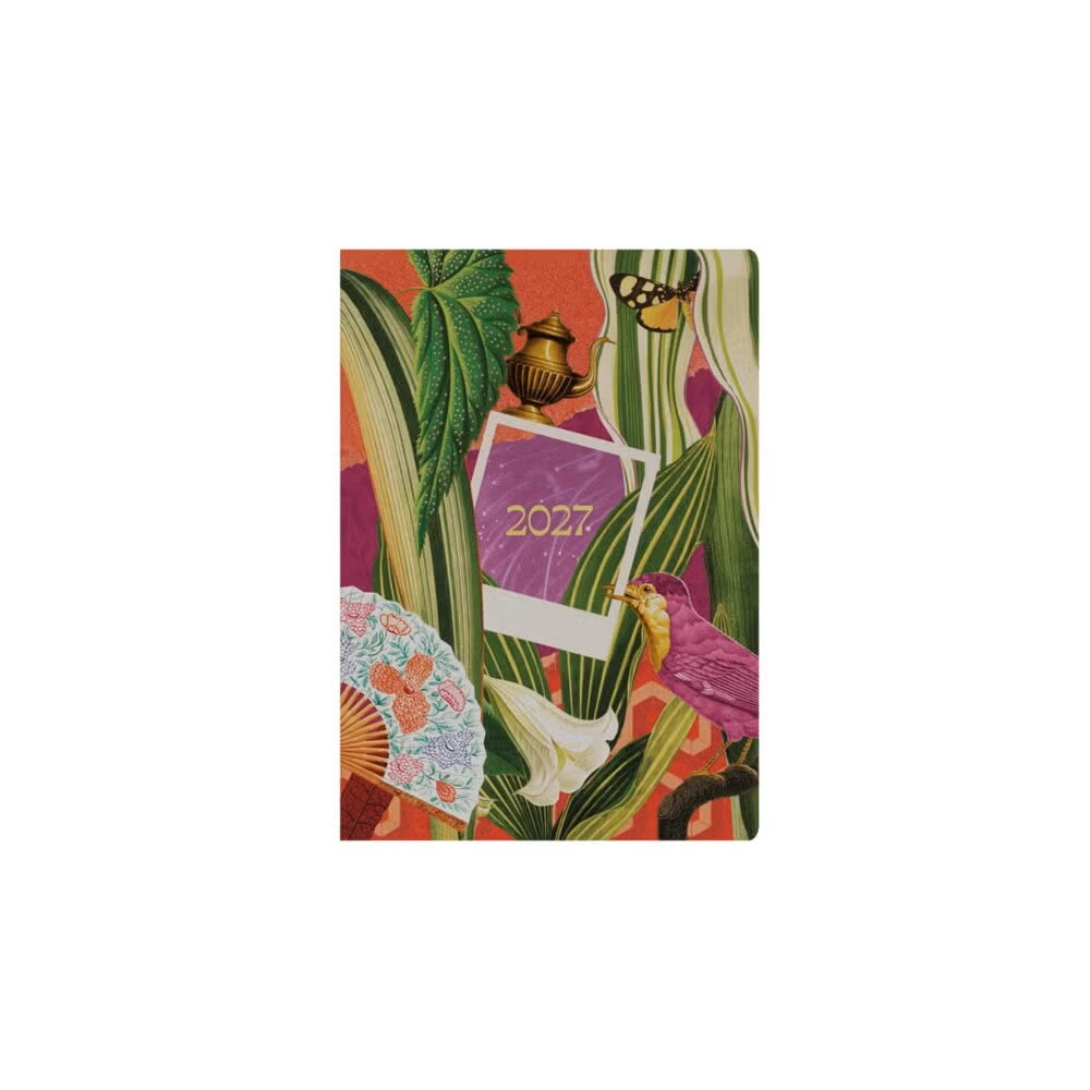 Diary 2027 A5 Wtv Modern Organic Bird Recycled