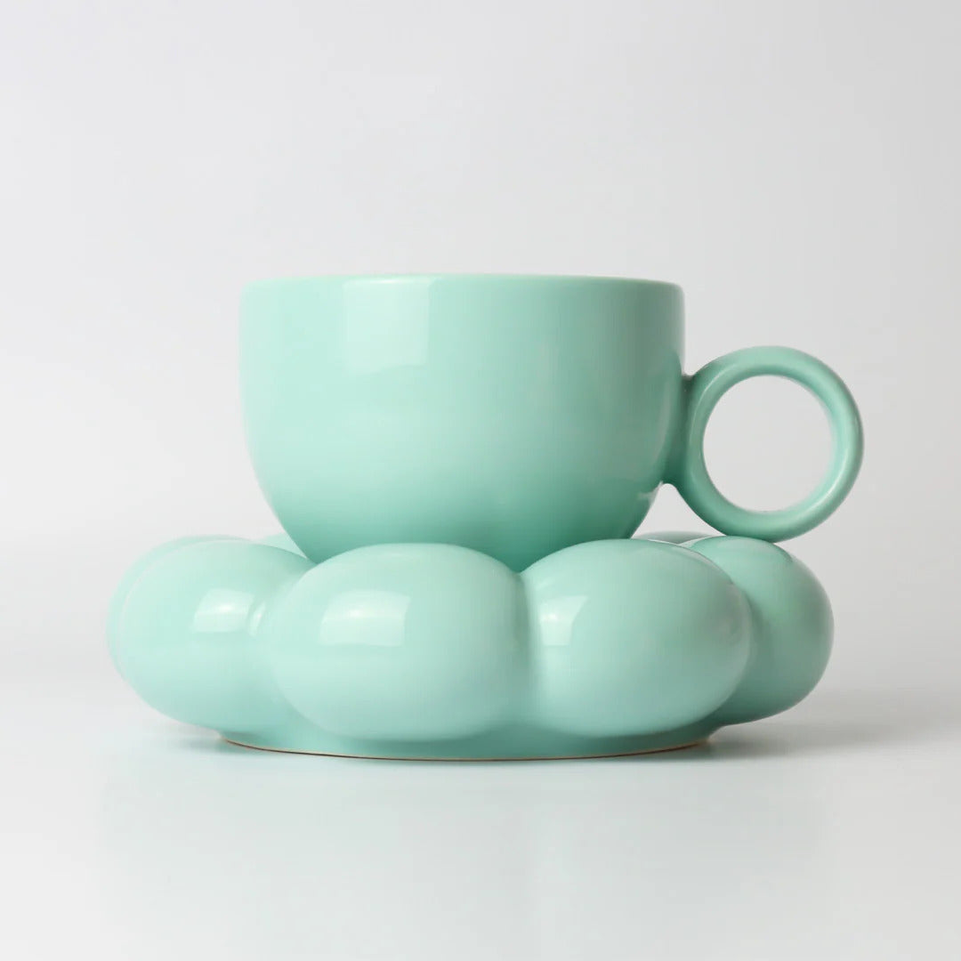 Lottie Blue Mug & Saucer Set