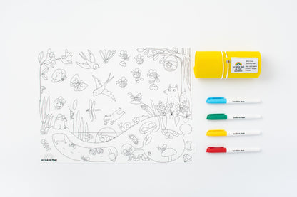 Reusable Scribble Mat Set | In The Garden