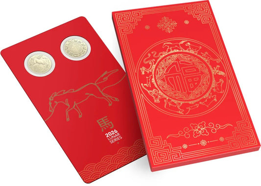 Coin 2026 $1 2 Coin Set Year Of The Horse