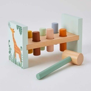 Zookabee Hammer Bench - Natural Wood Toy